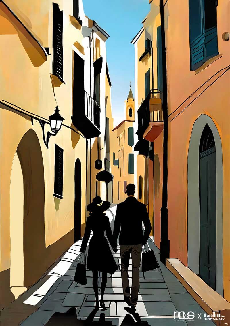 Affiche braderie hiver 2024